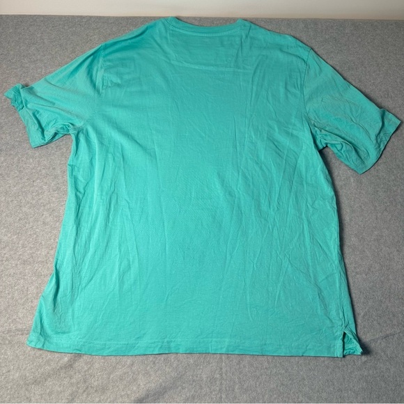Greg Norman Collection Turquoise Short Sleeve Tee - Picture 5 of 6